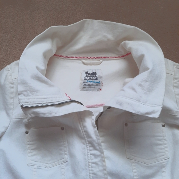 Garage white denim jacket - Picture 3 of 4
